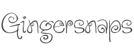 Gingersnaps Font preview