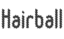 Hairball BRK Font preview