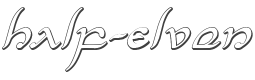 Half-Elven 3D Italic style