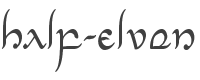 Half-Elven Condensed style