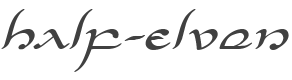 Half-Elven Expanded Italic style