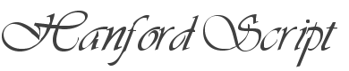 Hanford Script Font preview