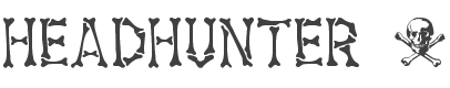 Headhunter Font preview