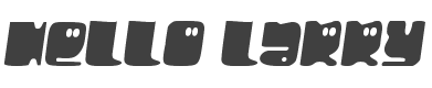 Hello Larry Font preview
