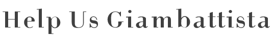 Help Us Giambattista SmallCaps style