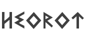 Heorot Font preview