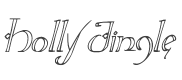 Holly Jingle Condensed Italic style