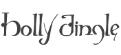 Holly Jingle Solid Condensed style