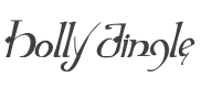 Holly Jingle Solid Condensed Italic style