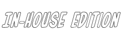 In-House Edition Outline Italic style