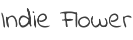 Indie Flower Font preview