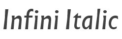 Infini Italic style