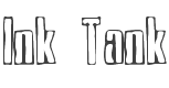 Ink Tank BRK Font preview