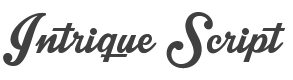 Intrique Script Font preview