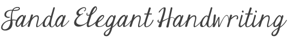 Janda Elegant Handwriting Font preview