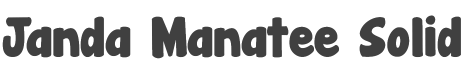 Janda Manatee Solid Font preview