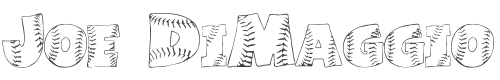 Joe DiMaggio Font preview