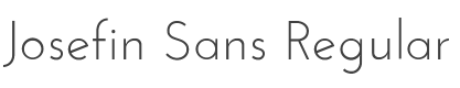 Josefin Sans