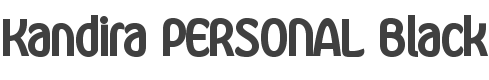Kandira PERSONAL Black style