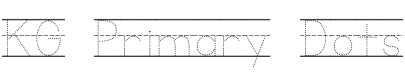 KG Primary Dots Lined Nospace style