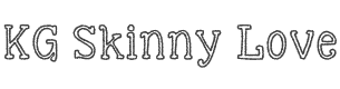 KG Skinny Love Font preview
