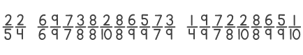 KG Traditional Fractions