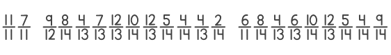 KG Traditional Fractions 2 style