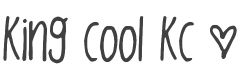 King Cool KC Font preview