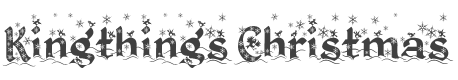 Kingthings Christmas Font preview