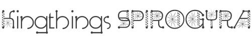 Kingthings Spirogyra Font preview