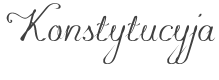 Konstytucyja Font preview