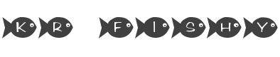 KR Fishy Font preview