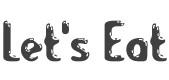 Let's Eat Font preview