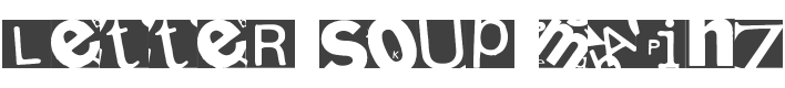 Letter Soup Mainz Font preview