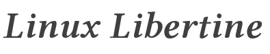 Linux Libertine Semibold Italic style