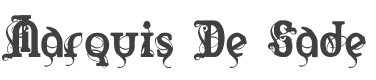 Marquis De Sade Font preview