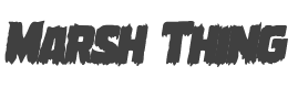 Marsh Thing Overlap Italic style