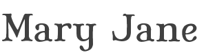 Mary Jane Font preview