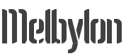 Melbylon Font preview