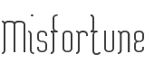 Misfortune Font preview