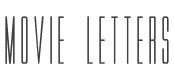 Movie Letters Font preview