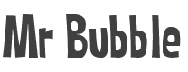 Mr Bubble Font preview