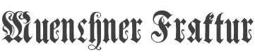 Muenchner Fraktur Font preview