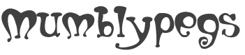 Mumblypegs Font preview