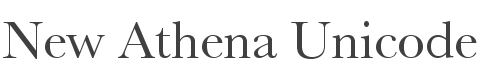 New Athena Unicode