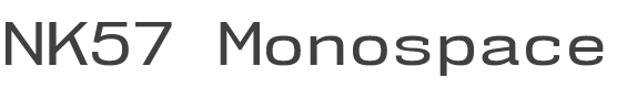 NK57 Monospace SemiExpanded style