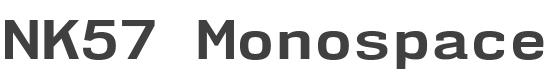 NK57 Monospace SemiExpanded Bold style