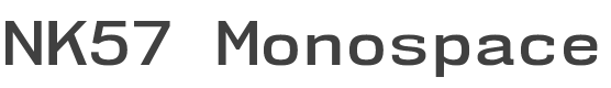 NK57 Monospace SemiExpanded SemiBold style