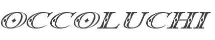 Occoluchi Italic style