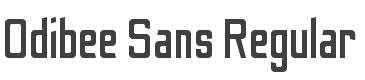 Odibee Sans